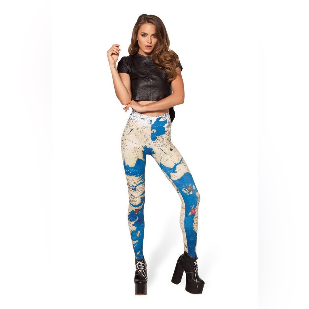 BlackMilk Game of Thrones Westeros HWMF Leggings - Size M